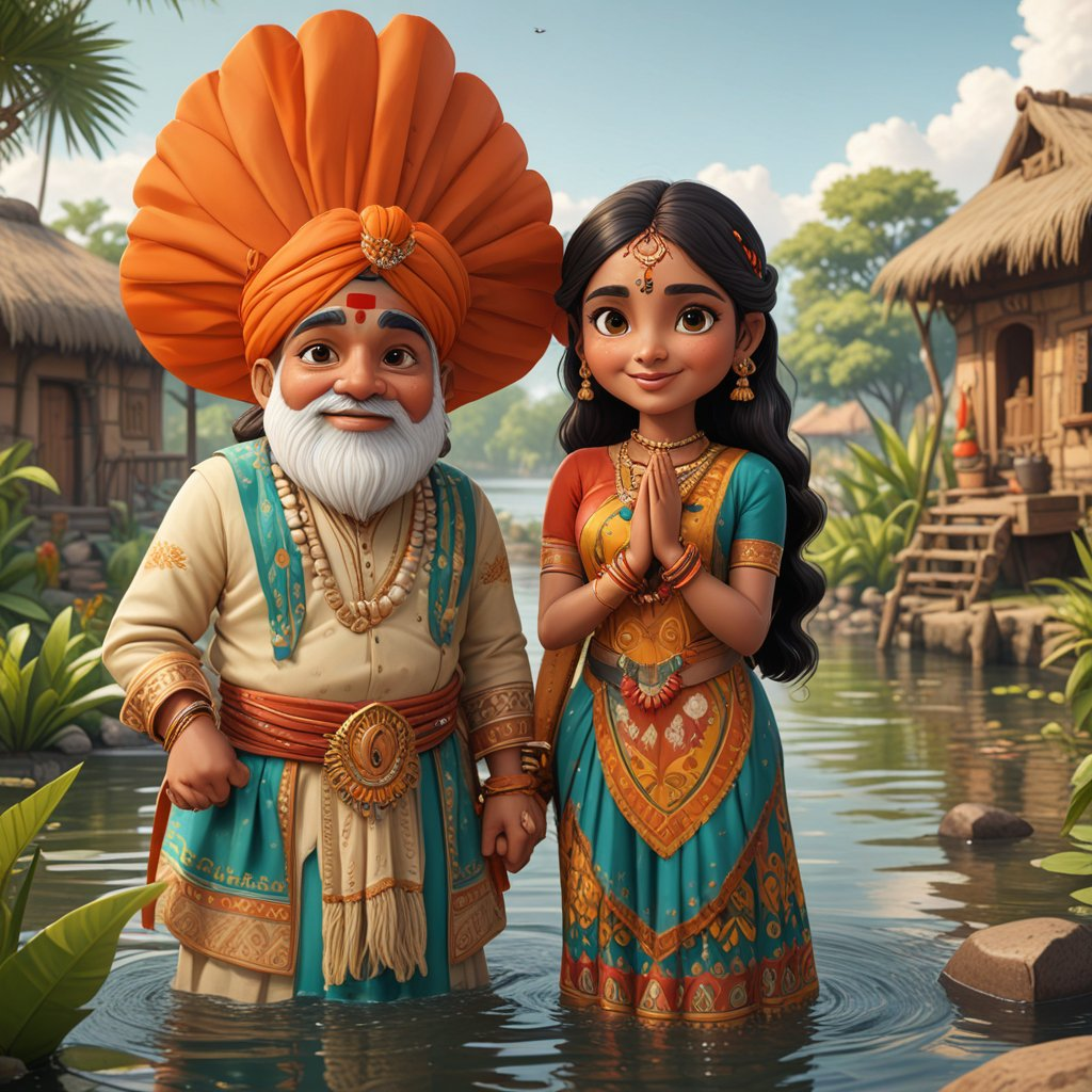 3D cartoon character art